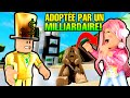 Noah le milliardaire adopte la fille la plus pauvre de brookhaven roblox brookhaven rp story