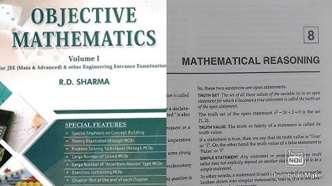 L1 | Ch8 | Mathematical Reasoning | Q1-Q5 | exercise solution | R.D. SHARMA Ark Mathematics