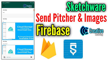 Sketchware How to send Pitcher & image in Chat App | Upload Pitcher in Database  Firebases