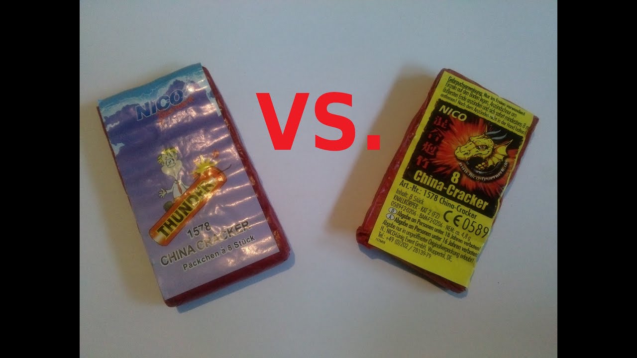 Nico Pyro Cracker Thunder vs. Drachen  -Test 9- - YouTube