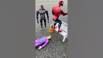 Spiderman vs Venom vs Joker | No or Yepp | Marvel Toys