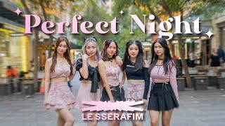 [KPOP IN PUBLIC][ONE TAKE] LE SSERAFIM (르세라핌) "Perfect Night" Dance Cover by CRIMSON 🥀 | Australia