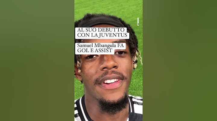 Al suo debutto con la #juventus Samuel Mbangula fa gol e assist #shorts