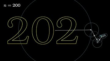 Happy new year (powered by Fourier epicycles)!