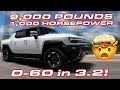 QUICKEST PICKUP IN THE WORLD!? 9,000 Pound 1,000 HP Hummer EV Review 0-60 * Trading the Model Y?