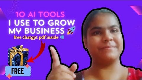 Top 10 AI Tools to Grow Your Business in 2025 🚀 | 10 AI tools you must know Free ChatGPT Expert PDF🎁