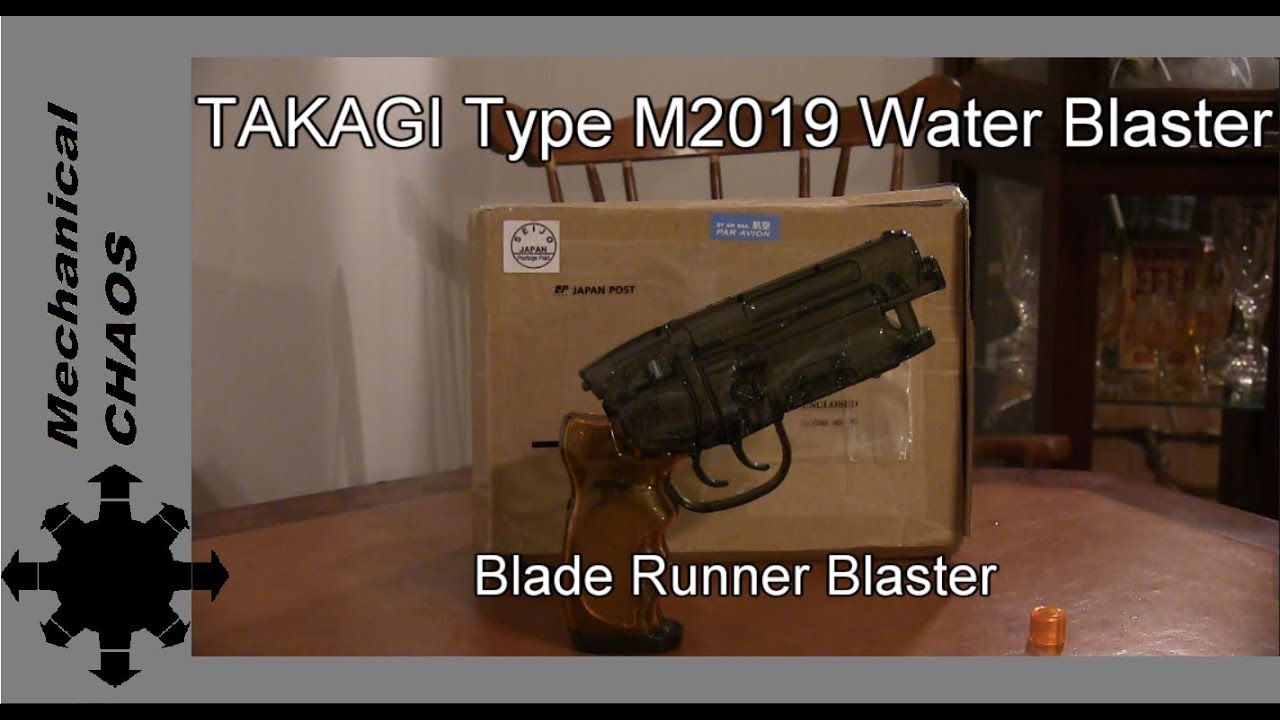 Blade Runner Water Blaster toy/prop TAKAGI Type M2019 Water Blaster