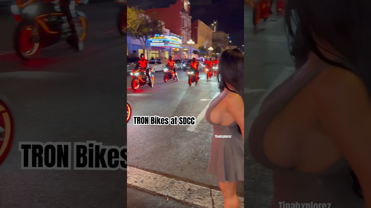 Seen the Tron bikes at SDCC #viralshort #tron #tronares #foryou