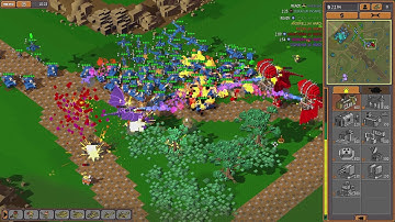 8-Bit Armies-Renegade+Insane AI VS 6 Hard Deathsworn AI "2v6 Skullduggery"