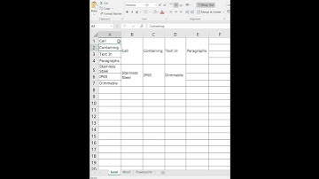 Easy way to Justify the texts from multiple cells to single cell in #excel