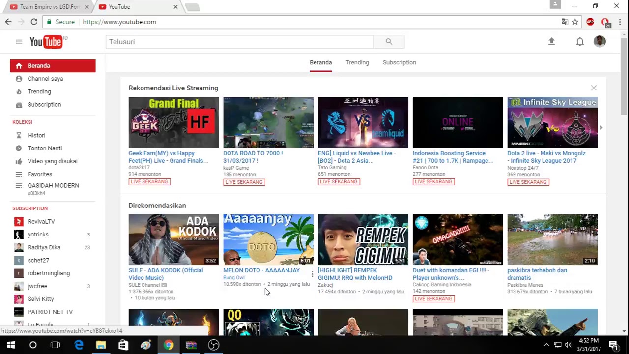 LIVE Team Empire vs LGD.Forever Young - Dota 2 Asia Championships 2017 - [MELON]