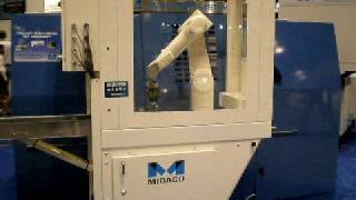 #MIDACO #Robot Loader #IMTS 08 for #CNC #Machining #Automation