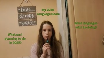 My Language Learning Goals for 2025