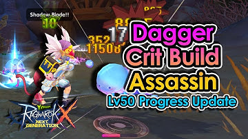 [ROX] Level 50 Dagger Crit Build Assassin Progress Update | King Spade