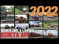 MOMEN PALING UNIK DAN LANGKA KERETA API INDONESIA 2022
