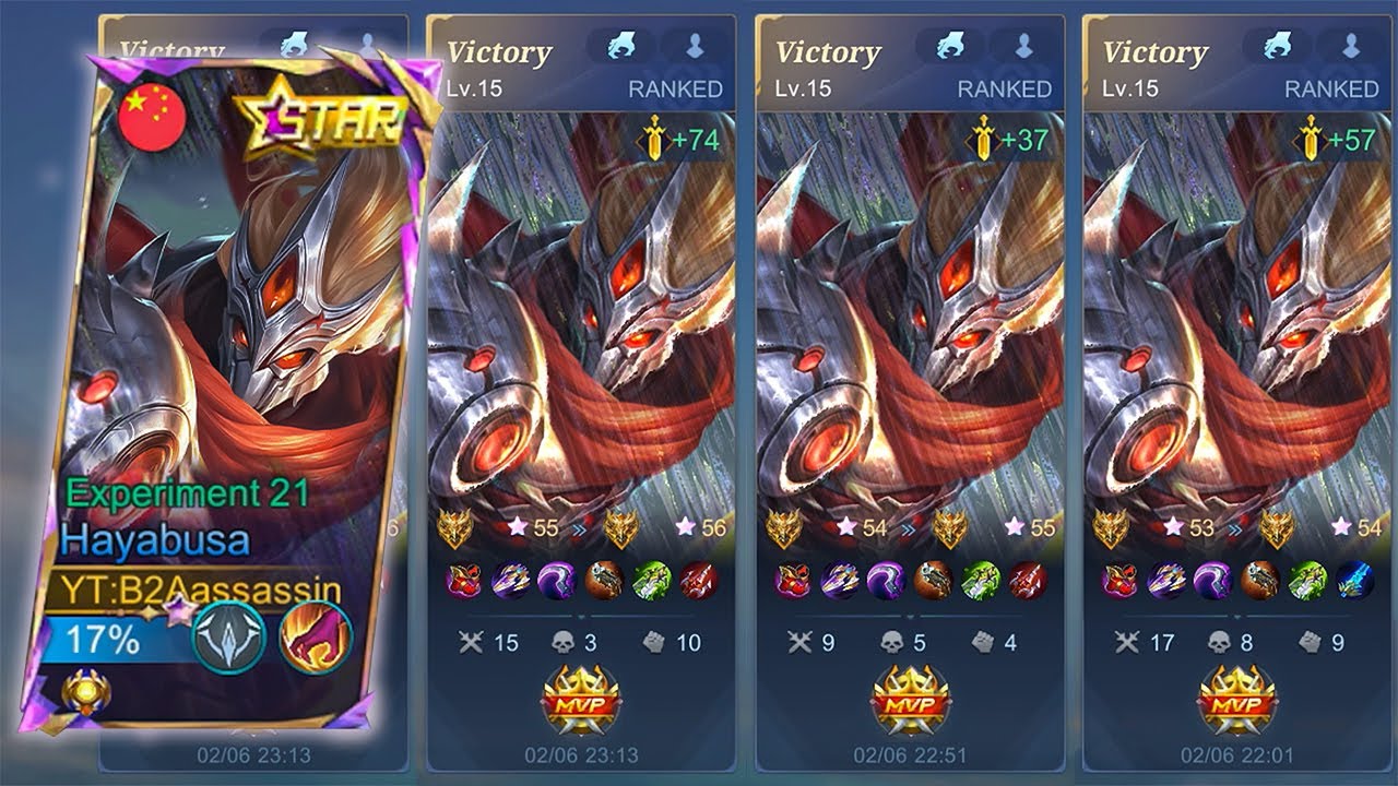 HAYABUSA BEST WINSTREAK SOLO RANK🔥|TOP GLOBAL HAYABUSA