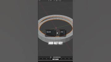 ⭕ Bridge edge loop | Blender Tutorial #blender