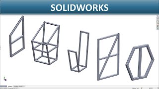 SOLIDWORKS  Structure System Command with Different Examples