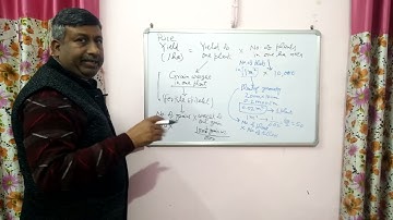 Yield Estimation of Rice