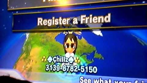 My Mario Kart Wii Friend Code (HACKERS) ONLY!!