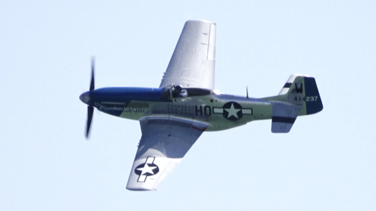 First Time Seeing P-51D Mustang Moonbeam McSwine Eastbourne Airshow 2025