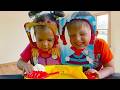 Pie Face Game Challenge Surprised Baby At Birthday Party Funny Baby Videos Gods Laughs