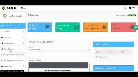 eSchool- How to use News & Events as a teacher