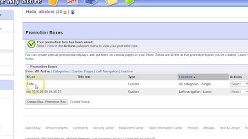 how to install custom ebay store