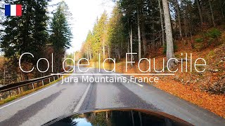 COL DE LA FAUCILLE PASS France 4K: Driving In Jura Mountains: Gex to Les Rousses