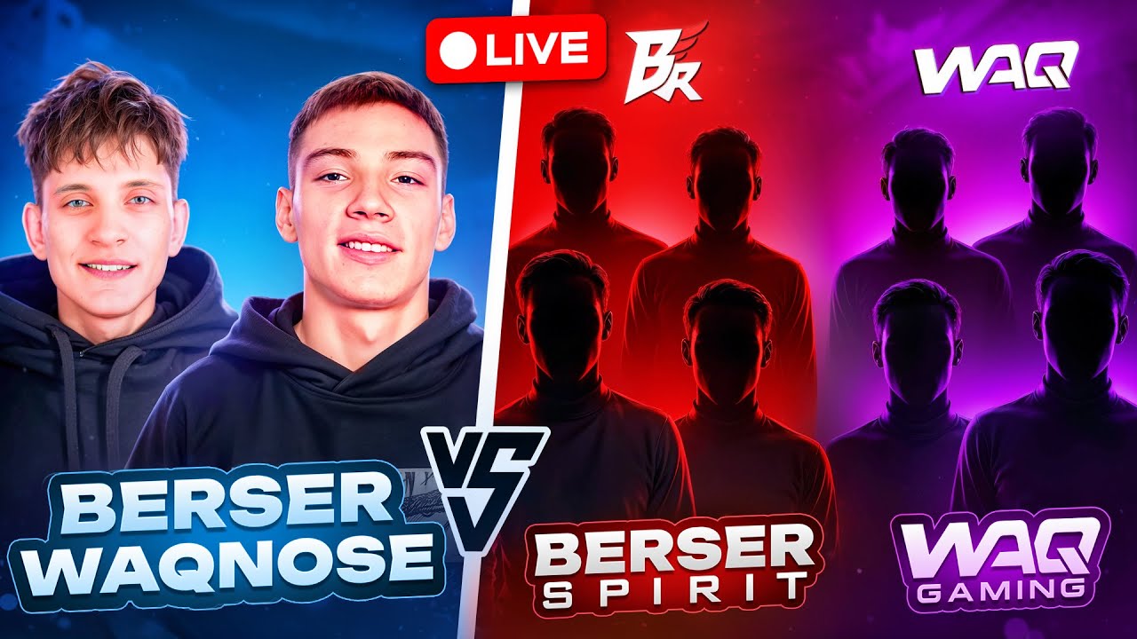 Берсер и Вакнос vs Berser_spirit and Waq gaming Залетай на стрим 2 vs 14 ЗАВОЗИМ контента!)