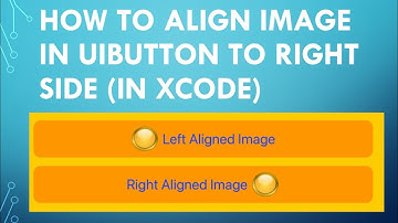 How to align image in UIButton to right side
