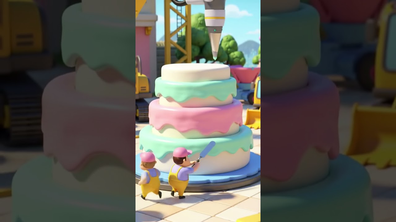 Tiny Workers, Big Birthday Cake 