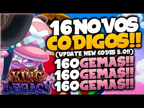 LANÇOU!! 13 NOVOS *EXCLUSIVOS* CODES SECRETOS no KING LEGACY CODIGOS! (King  Piece Codes) - ROBLOX 