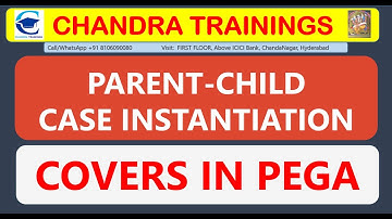 CASE MANAGEMENT COVERS || PARENT CHILD CASE INSTANTIATION #pega ||New Batch-NOV 27 , Check Desc#pega