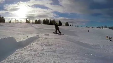 Snowboard jump (Slow-motion)- GoPro Hero 4 Black edition