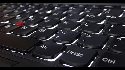 Lenovo ThinkPad X230 Keyboard Backlight Demo and ThinkLight | how to on Keyboard Lights of laptop