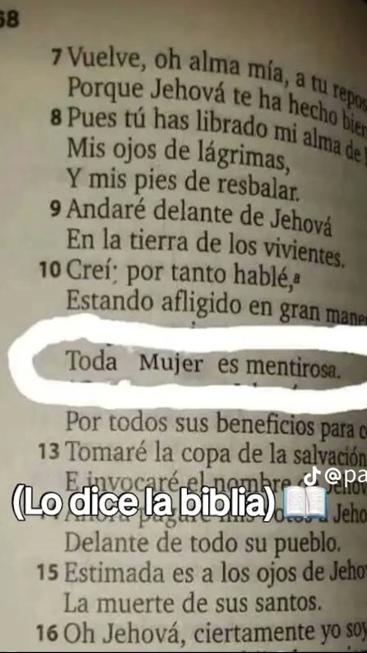 Lo dice la biblia ￼(soltera ￼Shakira (todas mienten ￼