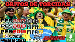 Gritos de torcidas para PS4 PES2021 PES2020 PES2019 PES2018 PES2017 FIFA21 FIFA20 FIFA19 FIFA18