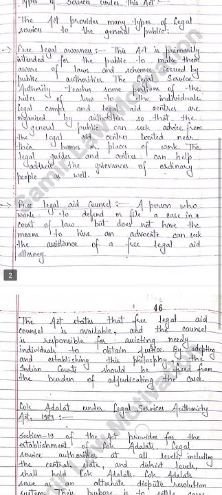 Short Note On National Legal Service Act 1987 LLB 3rd Pre Law 5th short-note-on-national-legal-service-act-1987-llb-3rd-pre-law-5th