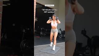 20 minute SWEATY HIIT workout