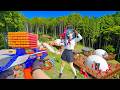 Nerf War | Amusement Park Battle 155 (Nerf First Person Shooter)