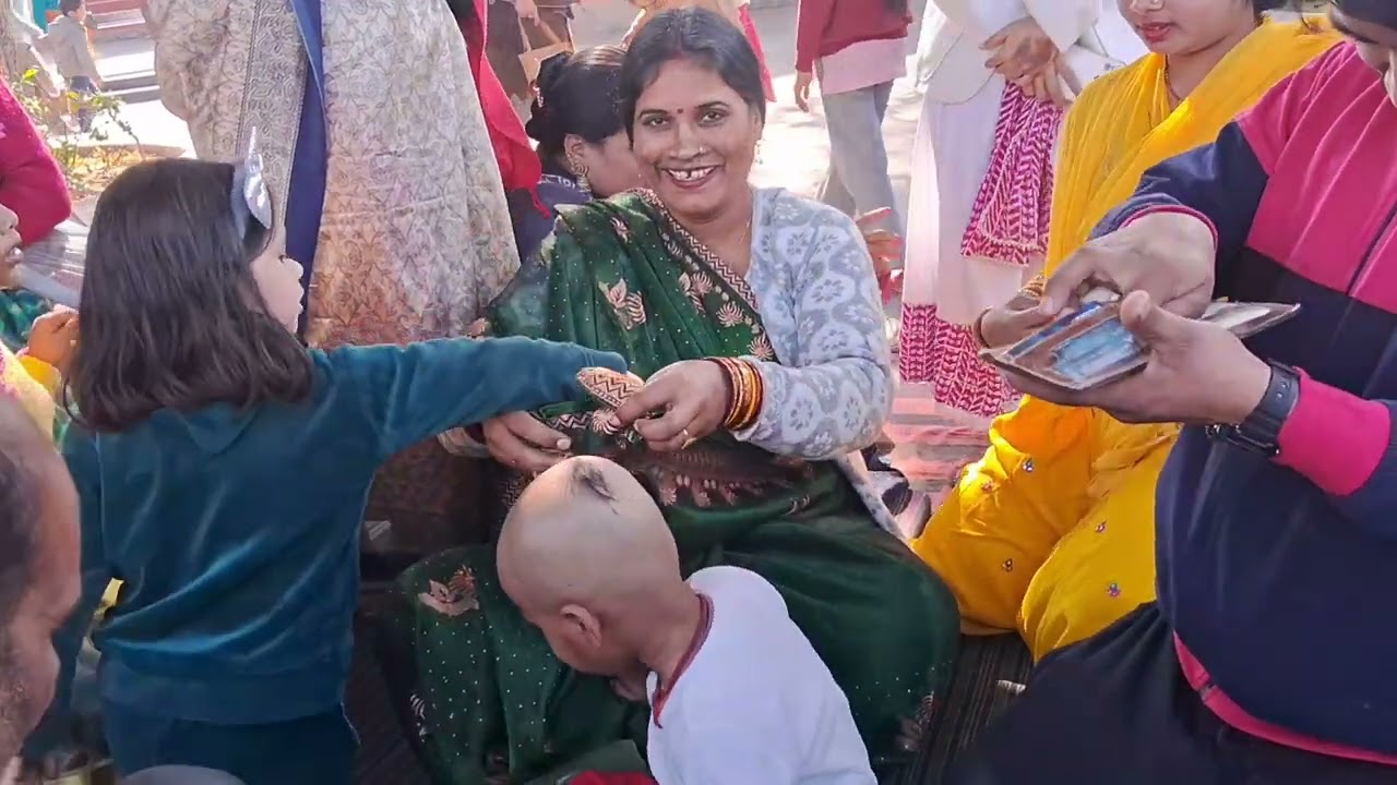 mundan ceremony #prayagrajkumbh #mundan