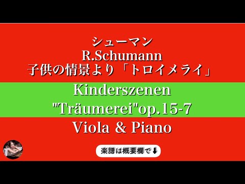 Träumerei (Viola & piano) - R.Schumann