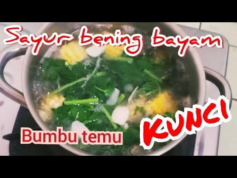 Bumbu Sayur Bayam Bening Kunci