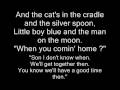 Ugly Kid Joe - Cats In The Cradle Lyrics