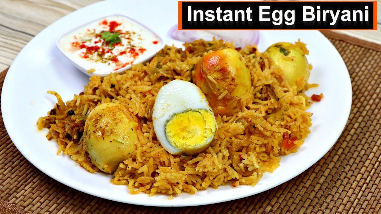 अंडा बिरयानी की सबसे आसान रेसिपी | Instant Egg Biryani | Anda Biryani Recipe | KabitasKitchen | Kabita Singh | Kabita