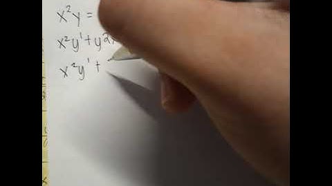 x^2y = 1+Cx ( ELIMINATING ARBITRARY CONSTANT )