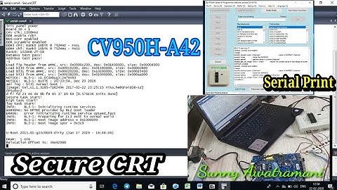 #Secure_CRT #Serial_Print in #CV950H_A42