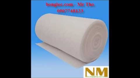 tấm bông lọc bụi