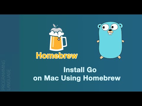 how to Install GoLang on Mac with Homebrew (2020)